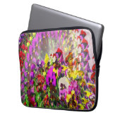 Wirbelwind von Stiefmütterchen.... Laptopschutzhülle (Vorderseite Links)