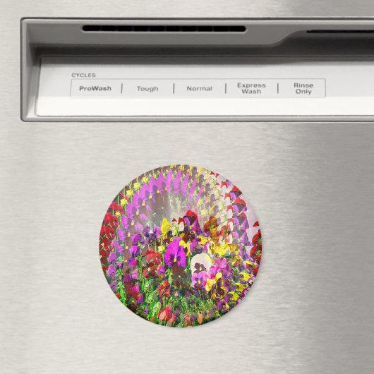 Wirbelwind von Stiefmütterchen.... Magnet (In Situ (Geschirrspüler))