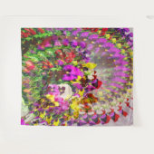 Wirbelwind von Stiefmütterchen.... Wandteppich (Vorderseite (Horizontal))