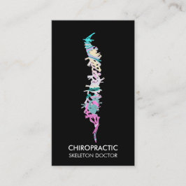Wirbelwirbelsäule orthopädisch Arzt chropraktisch Visitenkarte