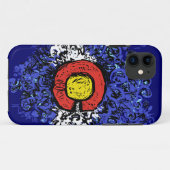 Wirble abstrakte Colorado-Flagge Case-Mate iPhone Hülle (Rückseite (Horizontal))