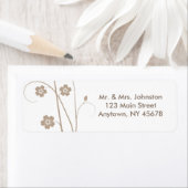 Wirble Bloom-Adressetikett (Insitu)