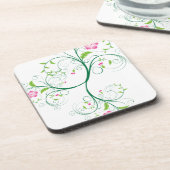 Wirble Blume Untersetzer (Linke Seite)