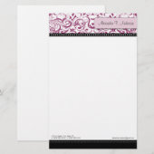 Wirble Boutique-Designer-Stationery Briefpapier (Vorne/Hinten)