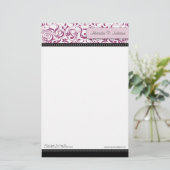 Wirble Boutique-Designer-Stationery Briefpapier (Stehend Vorderseite)