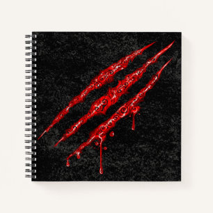 Wirble Claw Marks Notizblock