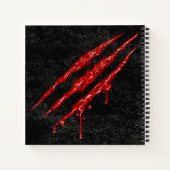 Wirble Claw Marks Notizblock (Rückseite)