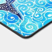 Wirble Dolphin-Familie Schreibtischunterlage (Ecke)