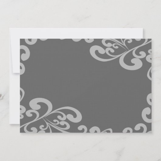 Wirble Einladung zu Hochzeiten in Ihrem Foto (Rückseite)