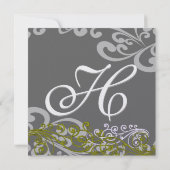 Wirble Einladung zu Hochzeiten in Ihrem Foto (Rückseite)