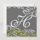 Wirble Einladung zu Hochzeiten in Ihrem Foto (Rückseite)