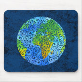 Wirble Erde Mousepad (Vorne)