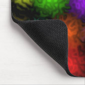 Wirble Farbblasen Mousepad (Ecke)