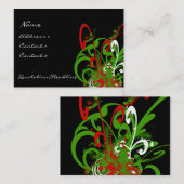 Wirble Farbtafeln - C.. - Maßgeschneiderte Farbtaf Visitenkarte (Vorne/Hinten)