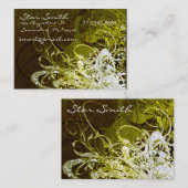 Wirble Floralschokolade mit PeaPods Visitenkarte (Vorne/Hinten)