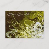 Wirble Floralschokolade mit PeaPods Visitenkarte (Rückseite)