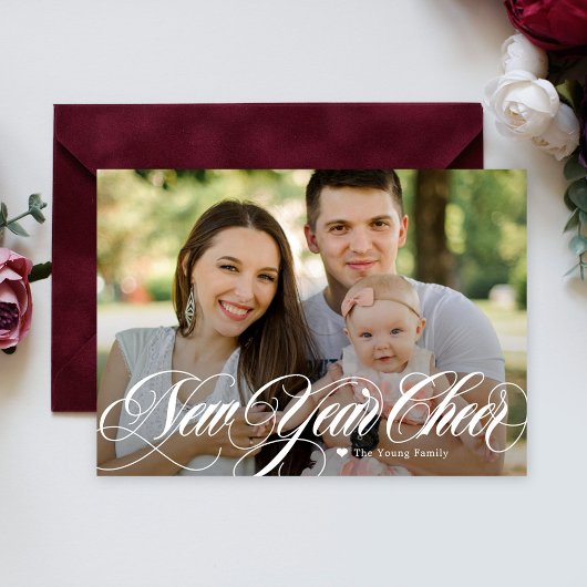 Wirble Frohe Silvesterfoto-Karte Feiertagskarte