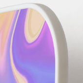 Wirble Gefärbte Krawatte Pastel Groovy Mit Monogra Pickleball Schläger (Linke Seite)