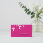 Wirble Geschäfts-Karte Visitenkarte (Stehend Vorderseite)