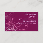 Wirble Geschäfts-Karte Visitenkarte (Rückseite)