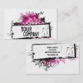 Wirble Geschäfts-Karte Visitenkarte (Vorne/Hinten)