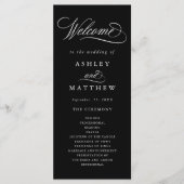 Wirble Hochzeitsfeier für die Schwarze Romantik Programm (Vorderseite)