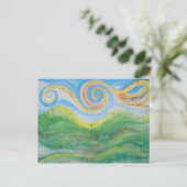 Wirble Hügel der Postkarte (Stehend Vorderseite)