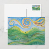 Wirble Hügel der Postkarte (Vorne/Hinten)