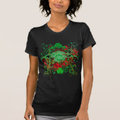Wirble Kleeblätter St. Patrick's Day T-Shirt (Vorderseite)