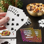 Wirble Linien Dizzy Card Hands Funny Poker spielen Spielkarten (In Situ)