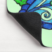 Wirble Meeresschildkröten Mousepad (Ecke)