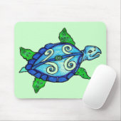 Wirble Meeresschildkröten Mousepad (Mit Mouse)