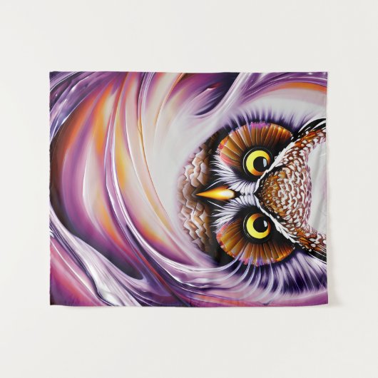 Wirble Ölpüree Verzierte Schale Wandteppich (Vorderseite (Horizontal))