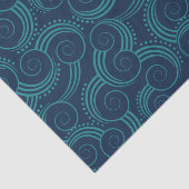 Wirble Ozean-Wellen Seidenpapier (Ausschnitt)