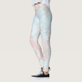 Wirble pastellfarbene Leggings (Links)