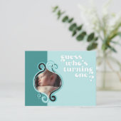 Wirble Rahmen-Front Browns Einladung (Stehend Vorderseite)