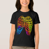 Wirble Ribcage (Farbe) Tri-Blend Shirt (Vorderseite)