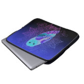 Wirble Schleiereule Laptopschutzhülle (Vorne Knopf)