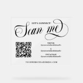 Wirble Skriptprüfung QR Acrylschild (Vorderseite)