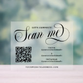 Wirble Skriptprüfung QR Acrylschild (Neutral)