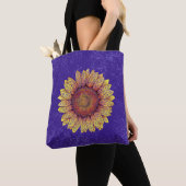 Wirble Sonnenblume Tasche (Von Nahem)