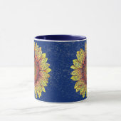 Wirble Sonnenblume Tasse (Zentrum)