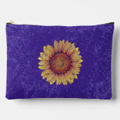 Wirble Sonnenblume Zubehörtasche (Vorderseite)