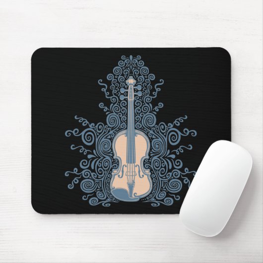 Wirble Violine Mousepad (Mit Mouse)