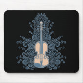 Wirble Violine Mousepad (Vorne)
