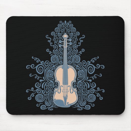 Wirble Violine Mousepad (Vorne)
