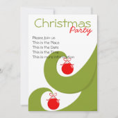 Wirble Weihnachten Einladung (Vorderseite)