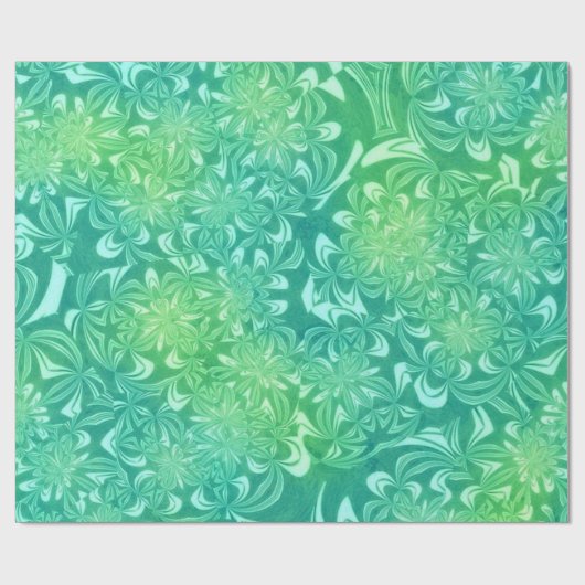 Wirble Weihnachtsfeier Geschenkpapier (Flach)