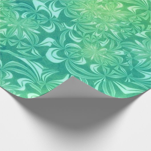 Wirble Weihnachtsfeier Geschenkpapier (Ecke)