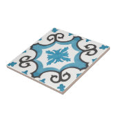 Wirbler aquamariner marokkanischer mediterraner St Fliese (Seite)